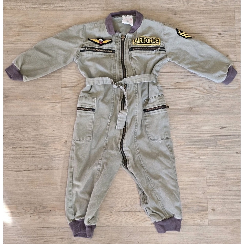 Vintage‎ Milton Funwear Canadian Airforce Jumpsuit Costume Toddler Rare